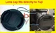 SNAP-ON LENS CAP DIRECTLY to CAMERA FUJI S8200 S8300 S8400 S8500 SL1000 + HOLDER