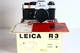 LEICA R3 ELECTRONIC SILVER CHROME MF FILM CAMERA W/BOX PAPERS TESTED  