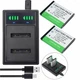 2XLi-40B 42B Battery+Charger For Olympus FE-5000 FE-5010 FE-5020 FE-5030 FE-5035