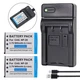 2x Battery+Charger for Casio NP-20 Exilim EX-S20 EX-S100 EX-S500 EX-S600 EX-S770