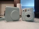FUJIFILM Instax Mini 9 Ice Blue Instant Film Camera and Case