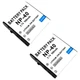 2x Battery For Casio Exilim Zoom EX-Z200 EX-Z30 EX-Z300 EX-Z40 EX-Z450 EX-Z50