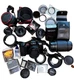 Minolta Maxxum 7000i 35mm AF SLR Film Camera w/4 lenses, filters, flash, bag