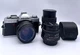 Minolta XG-7 35mm SLR Film Camera W/ MD Rokkor-X 50mm F1.7 W/ 2 More Lenses