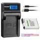 Kastar Battery LCD Charger for Nikon EN-EL12 MH-65 & Nikon Coolpix S630 Camera