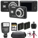 Kodak PIXPRO FZ55 Digital Camera (Black) + Extra Battery + Flash - 64GB Kit