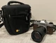 Pentax Asahi  K1000 35mm Film Camera W/35-105MM Lens & Case Tested Working