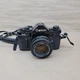 Canon A-1 Black 35mm SLR Film Camera 50mm 1.8  Zoom Lens Battery Tested READ
