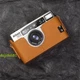 Handmade Genuine Real Leather Half Camera Case Bag Cover For Nikon 35Ti 28TI