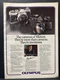 1981 Vintage Ads, Printed Ad, Olympus OM-1, OM-2 , OM-2n Cameras (2186)