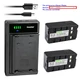 Kastar Battery USB Charger for JVC GR-SXM235U GR-SXM240U GR-SXM245U GR-SXM250US