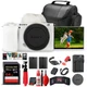 Sony ZV-E10 Mirrorless Vlog Camera + 64GB Card + Software Bundle - White