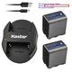 Kastar Battery Oval Dual Charger for Sony NPQM91D Sony DCR-PC115 DCR-PC6 DSC-S75