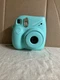 Fujifilm Instax Mini 7+ Plus Instant Camera Light Blue Tested Working