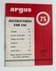 Argus 75 Instruction Manual