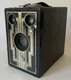 Vintage 1930's ART DECO FACE Kodak Six-16 BROWNIE Leatherette & Metal Box Camera