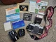 Nice Canon AE-1 SLR Film Black Camera w/ Case, 2 Lens, Manuals, Flash, & More!