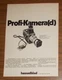 Rare Advertising Vintage HASSELBLAD 500 EL/M Camera - Professional Camera(d) 1971