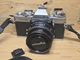 MINOLTA XD-5 Silver 45mm SLR Film Camera w/ MD W.Rokkor 45mm Y340