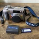 Sony Cyber-Shot 3.3 MP Digital Camera Model DSC-S75 w/Battery & Mem - Untested