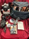 PENTAX ZX -60X CAMERA,LENS TAMRON 280 -200 MM AND  ADAPTER,FLASH .FILM ,CHARGER,