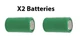 X2 Battery Cell FOR Ricoh GR1 GR1v GR1s GR10 film camera power supply TWO Cell