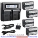 Kastar Battery LCD Fast Charger for Sony NP-FM50 Sony DCR-PC115 DCR-PC6 DSC-S75