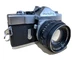 Minolta SR-1 35mm SLR Firm Camera w/ Rokkor 55mm Lens Japan Black Silver Vintage