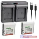 Kastar Battery Dual USB Charger for Casio NP-40 Casio Exilim Zoom EX-Z40 Camera
