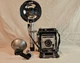 GRAFLEX 4X5 CROWN GRAPHIC, W/135MM OPTAR, INCLUDES FLASH KIT