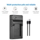 USB Charger for Casio NP-20 NP20 Exilim EX-M1 EX-M2 EX-Z77 EX-Z5 EX-S770 EX-Z60