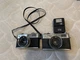 2 Untested Yashica MG-1 Rangefinder 35mm Camera 45mm f:2.8 w/ Strap And Flash