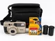 Vivitar 357PZ Quartz Date 35mm Film Camera w Case Kodak Max 400 Film Bundle