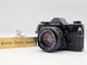 [N.MINT] Canon AE-1 Black Film Camera + New FD 50mm F1.4 From Japan