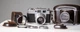 Aires 35 III L Rangefinder Camera w Case Filters Lens Hood As-Is