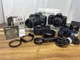 MINOLTA Maxxum 500si & 400si 35mm SLR Film Camera Lot with Accessories FREE SHIP