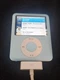Apple A1236 iPod Nano 3rd Generation 8GB Blue Tested Working Only With Wire 