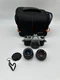 Pentax K1000 camera, Lenses and Bag Kit Tested, Working