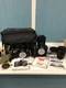 Lot Of Nikon N70 35mm SLR Film Camera + N80 + Tamaron Lense + Hoya Filter Ss-50