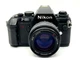 Nikon F-301 + Tokina 80-200mm f/4.5 Kit Analog SLR 35mm Black SLR Camera