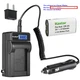 Kastar Battery LCD AC Charger for Pentax CR-V3 K100D Digital SLR K110D Digital