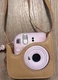 Fujifilm INSTAX MINI 12 Instant Film Camera Pink With Brown Case