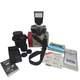 Canon AE-1 35mm SLR Film Camera w Canon 50mm f/1.8 FD Lens + Tons of Extras VID!