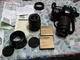 Nikon F60 SLR 35mm Film Camera Japan & 2 Len's & More