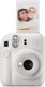 Fujifilm Instax Mini 12 Instant Camera Auto Exposure Built-in Flash - Clay White