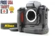 No Sticky [MINT] Nikon F100 35mm SLR Film Camera Black Body with MB-15 From JP