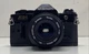 Canon AE-1 Program 35mm SLR Camera with Vivitar 28mm 1:2.8 Lens