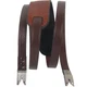 Leather Neck Camera Strap With Clips For Rolleiflex 3.5F 3.5E 3.5E1 3.5E3 135F4