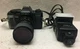 MINOLTA X-300S 35mm Camera + Minolta Auto 220x Flash UNTESTED CONDITION