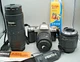 Pentax ZX-50 SLR 35mm Film Camera 35-80 Lens and two addtional lenses.
